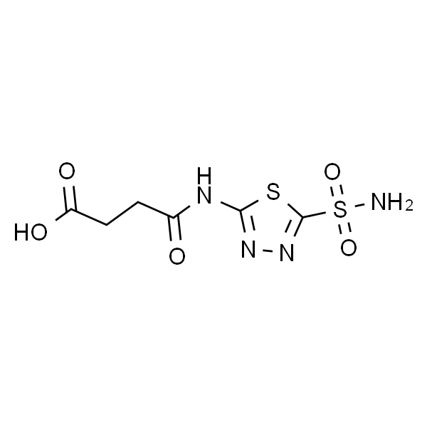 4-[[5-(氨基磺酰基)-1,3,4-噻二唑]氨基]-4-氧丁酸