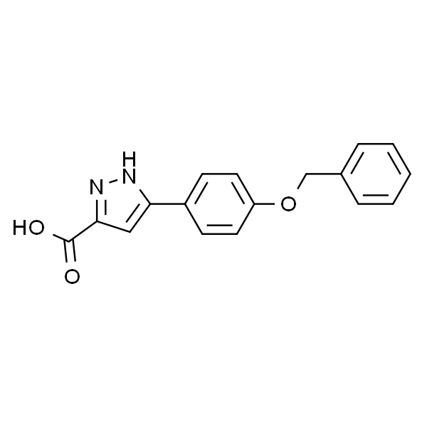 5-(4-苄氧基苯基)-1H-吡唑-3-羧酸