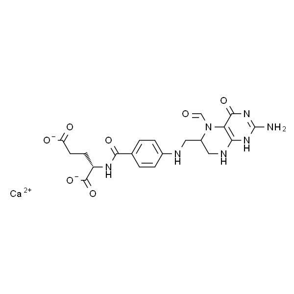 2-(4-(((2-氨基-5-甲酰基-4-氧代-3,4,5,6,7,8-六氢蝶呤-6-基)甲基)氨基)苯甲酰胺基)戊二酸钙