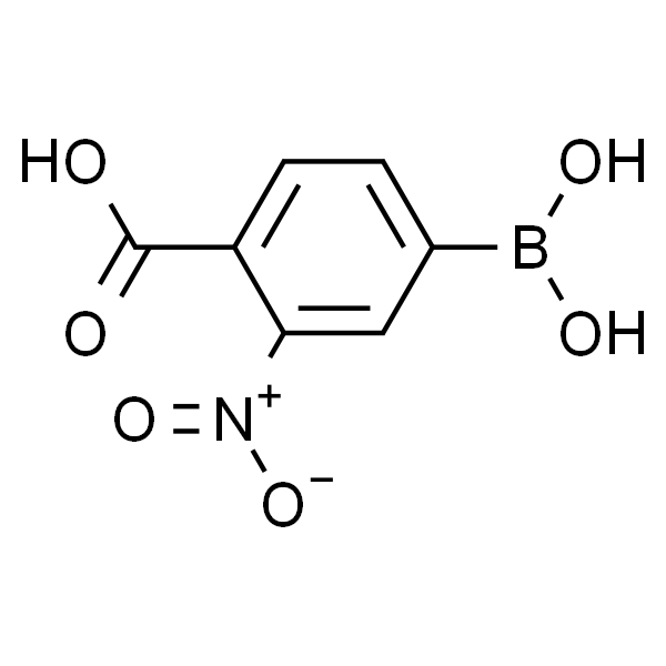 4-羧基-3-硝基苯硼酸 (含不同量的酸酐)