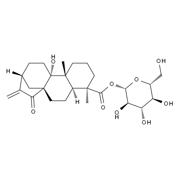 beta-D-吡喃葡萄糖等效-9-羟基-15-氧代-16-贝壳杉烯-19-酸酯