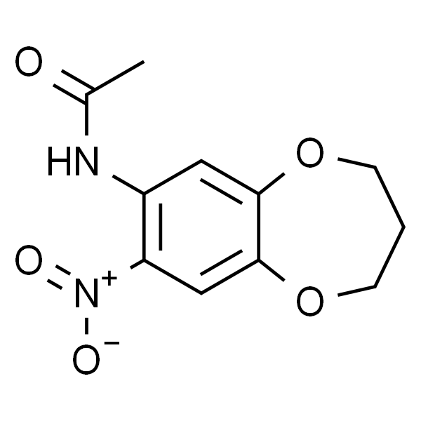 7-乙酰氨基-8-硝基-3,4-二氢-2H-1,5-苯并二氧杂卓