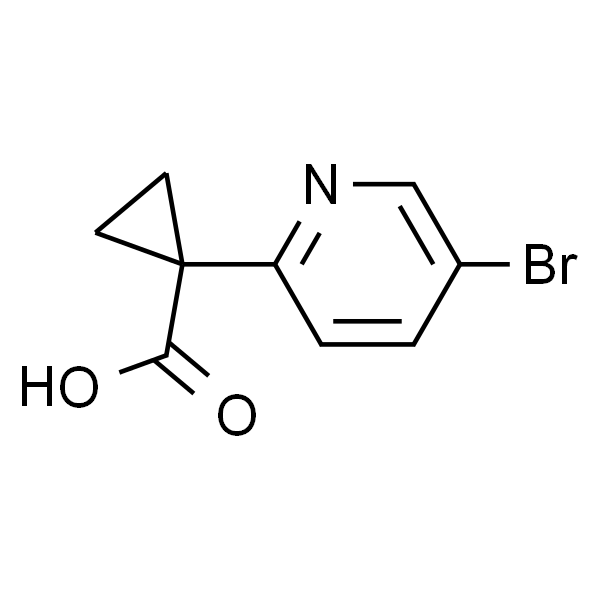 1-(5-溴吡啶-2-基)环丙烷-1-羧酸