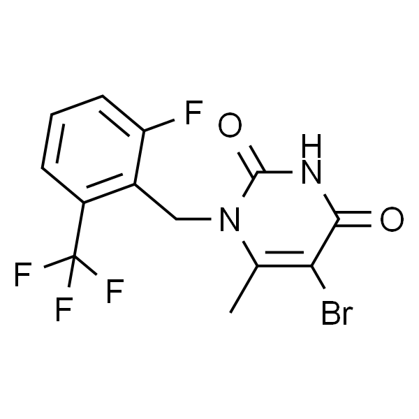 5-溴-1-{[2-氟-6-(三氟甲基)苯基]甲基}-6-甲基-1,2,3,4-四氢嘧啶-2,4-二酮