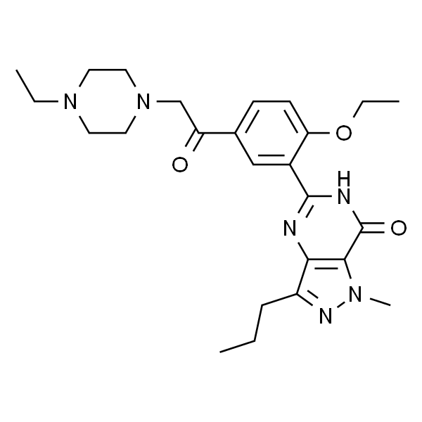 5-(2-乙氧基-5-(2-(4-乙基哌嗪-1-基)乙酰基)苯基)-1-甲基-3-丙基-1H-吡唑并[4,3-d]嘧啶-7(6H)-酮