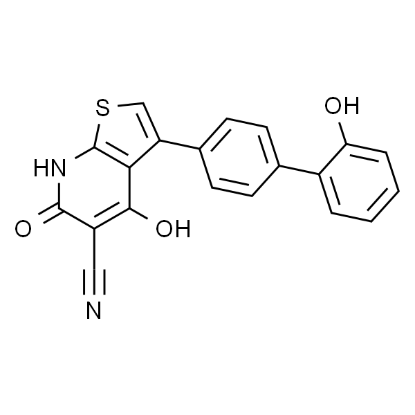 4-羟基-3-(2'-羟基-1,1'-联苯-4-基)-6-氧代-6,7-二氢噻吩并[2,3-b]吡啶-5-甲腈