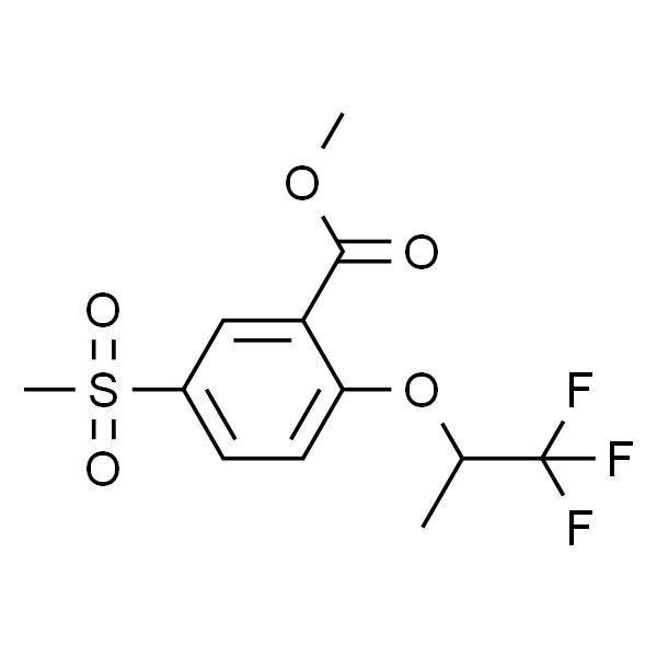 5-Methylsulfonyl-2-(2,2,2-trifluoro-1-methylethoxy)benzoic acid methyl ester