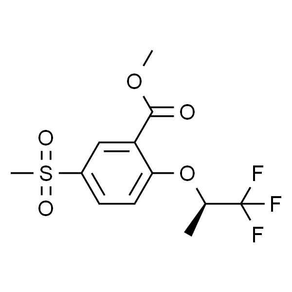 5-Methylsulfonyl-2-[((R)-2,2,2-trifluoro-1-methylethyl)oxy]benzoic acid methyl ester