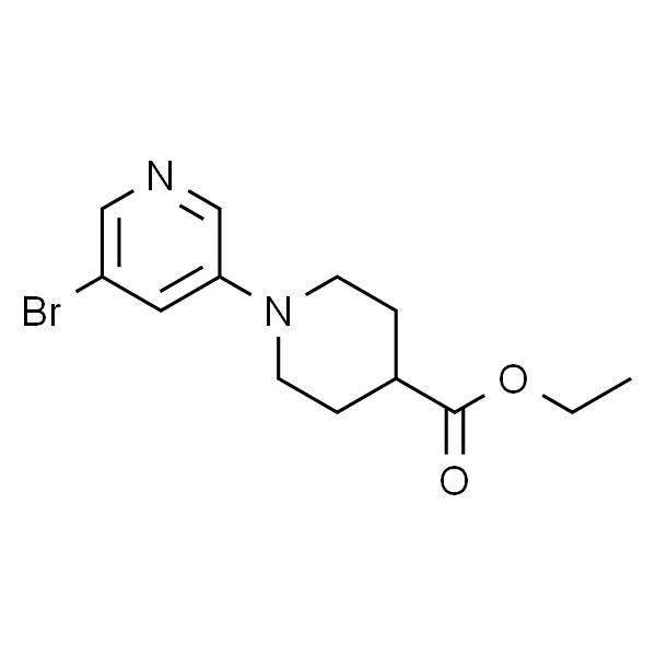 1-(5-溴吡啶-3-基)哌啶-4-羧酸乙酯