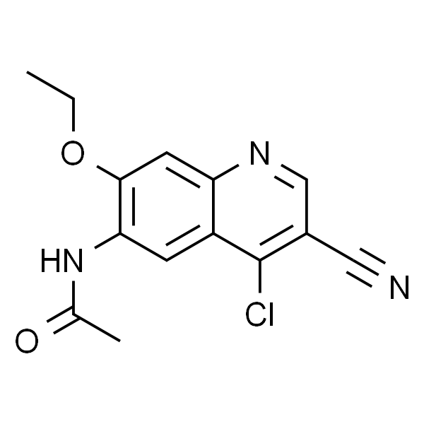 N-(4-氯-3-氰基-7-乙氧基-6-喹啉)乙酰胺