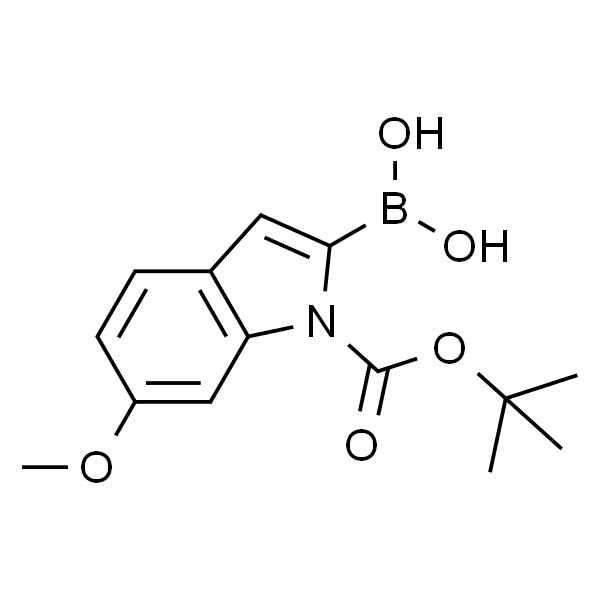 1-Boc-6-甲氧基吲哚-2-硼酸