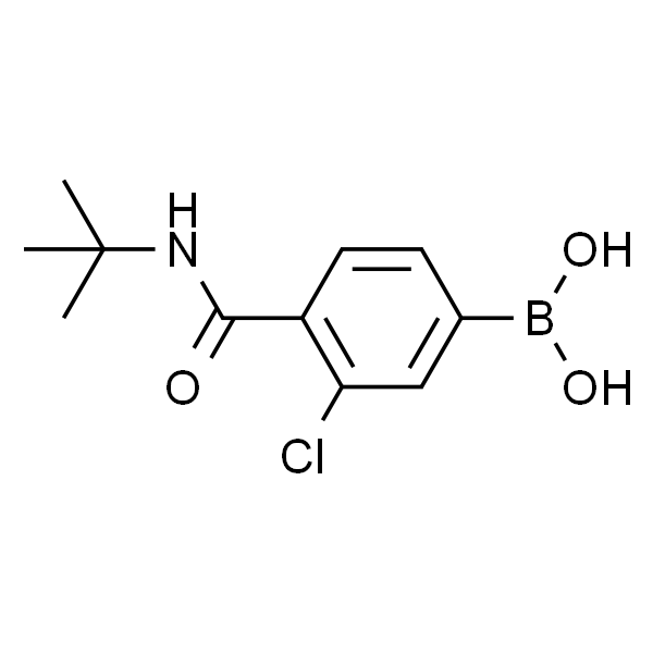 3-氯-4-(叔丁基氨甲酰基)苯硼酸