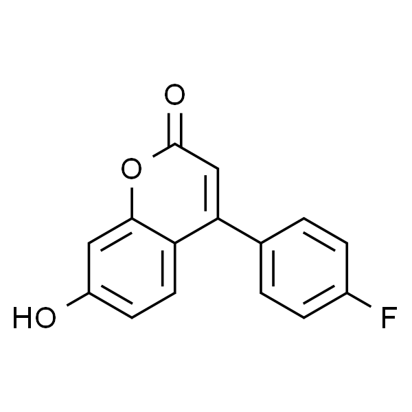 4-(4-氟苯基)-7-羟基-2H-1-苯并吡喃-2-酮