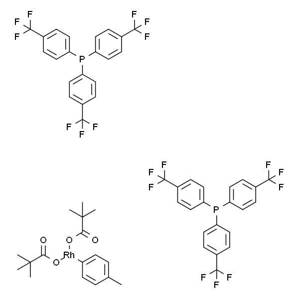 Bis(2,2-dimethylpropanoato)(4-methylphenyl)bis[tris[4-(trifluoromethyl)phenyl]phosphine]rhodium