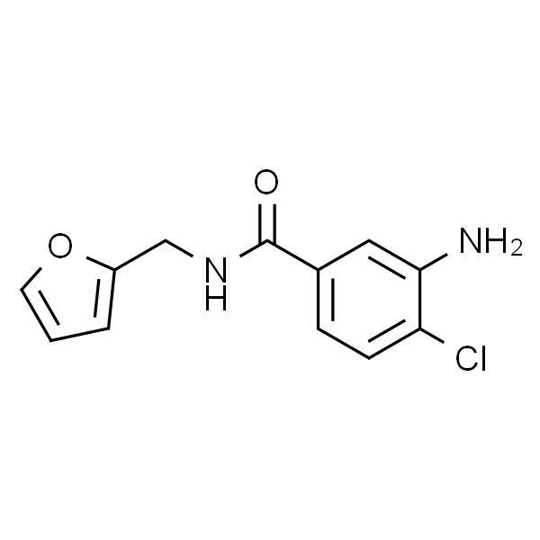 3-氨基-4-氯-N-(2-呋喃基甲基)苯甲酰胺