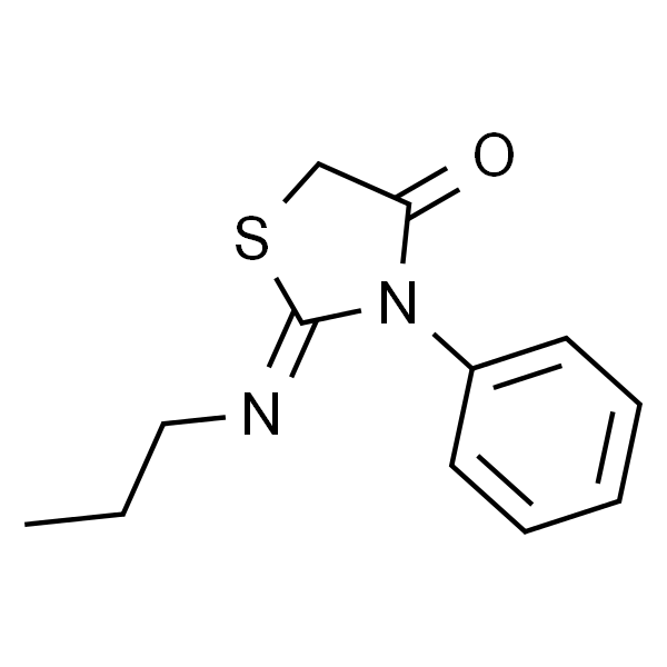 (Z)-3-phenyl-2-(propylimino)thiazolidin-4-one