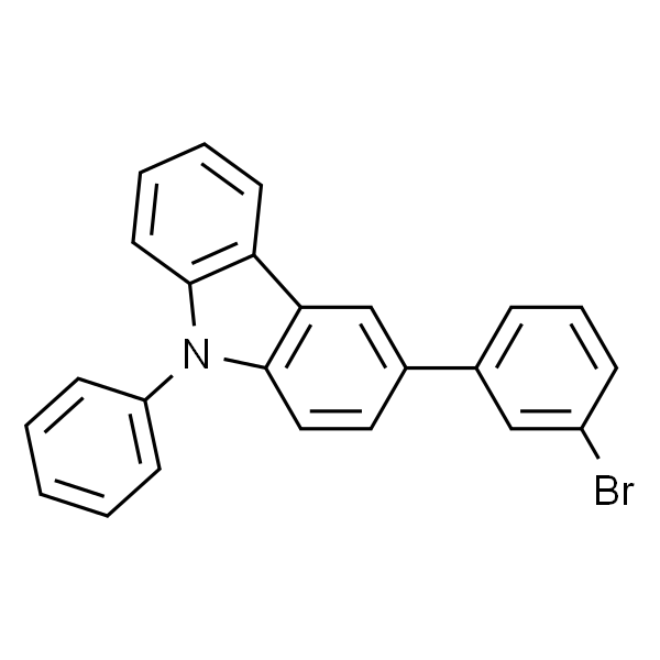 3-(3-溴苯基)-9-苯基-9H-咔唑
