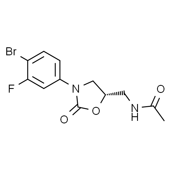 5S-N-[3-(4-溴-3-氟苯基)-2-氧代-5-恶唑烷基甲基]乙酰胺