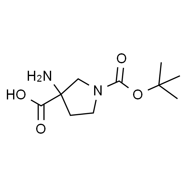 1-Boc-3-氨基吡咯烷-3-甲酸