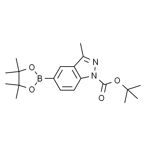 3-甲基-5-(4,4,5,5-四甲基-1,3,2-二氧杂硼杂环戊烷-2-基)-1H-吲唑-1-羧酸叔丁酯
