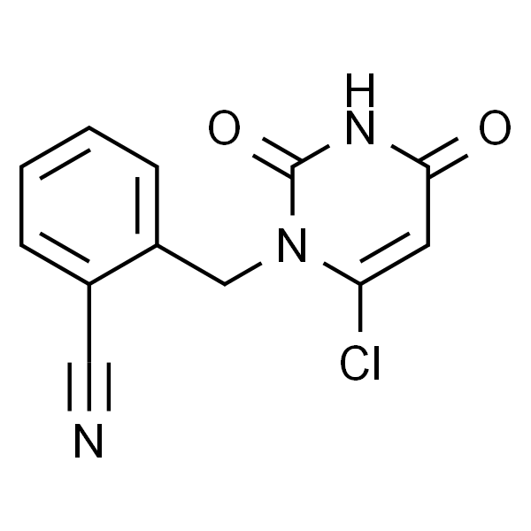 2-((6-Chloro-2,4-dioxo-3,4-dihydro-2H-pyrimidin-1-yl)methyl)benzonitrile