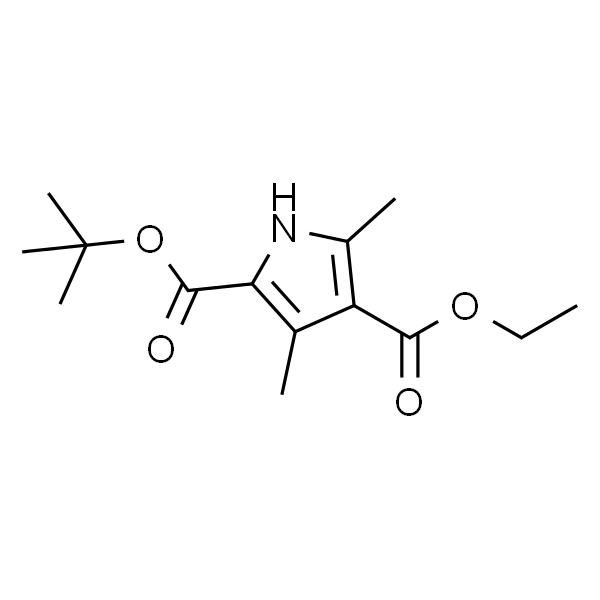 3,5-二甲基-1-氢-吡咯-2-羧酸叔丁酯-4-羧酸乙酯