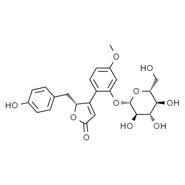 (+)-Puerol B 2"-O-glucoside