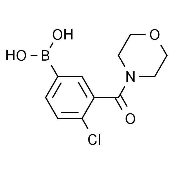 (4-氯-3-(吗啉-4-羰基)苯基)硼酸