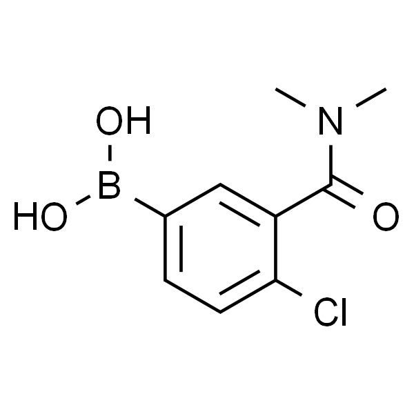4-氯-3-(二甲基甲酰氨)苯硼酸