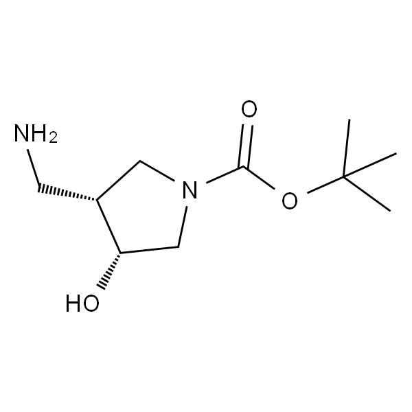 顺式-3-(氨基甲基)-4-羟基吡咯烷-1-羧酸叔丁酯