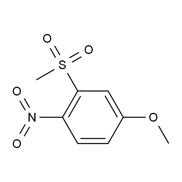 4-甲氧基-2-(甲基磺酰基)-1-硝基苯