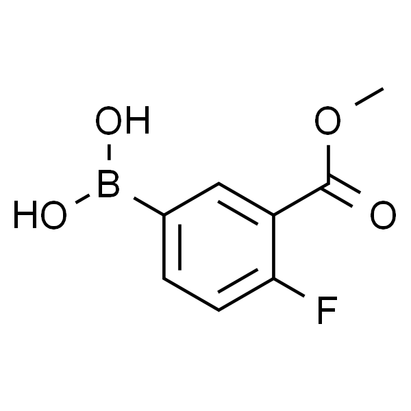 4-氟-3-(甲氧基羰基)苯基硼酸 (含不同量的酸酐)