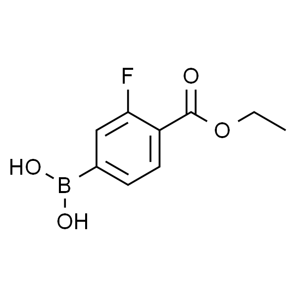 4-(乙氧羰基)-3-氟苯硼酸 (含不同量的酸酐)