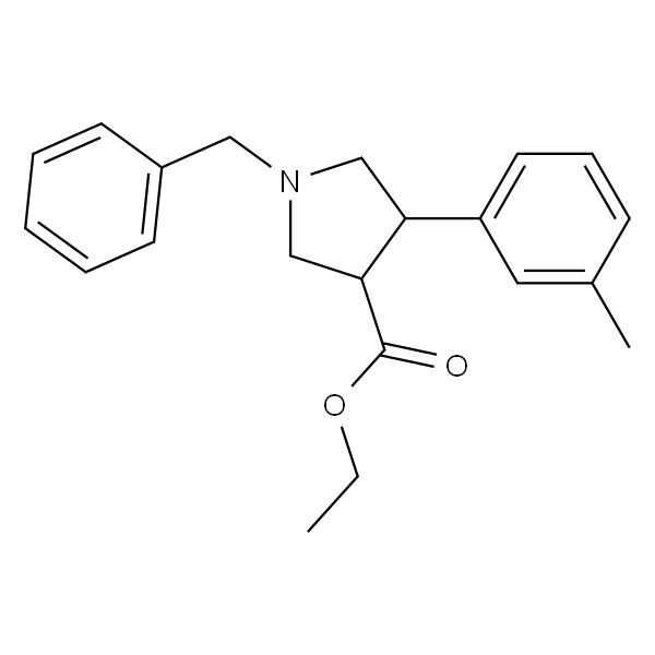 （反式）-1-苄基-4-（间甲苯基）吡咯烷-3-羧酸乙酯