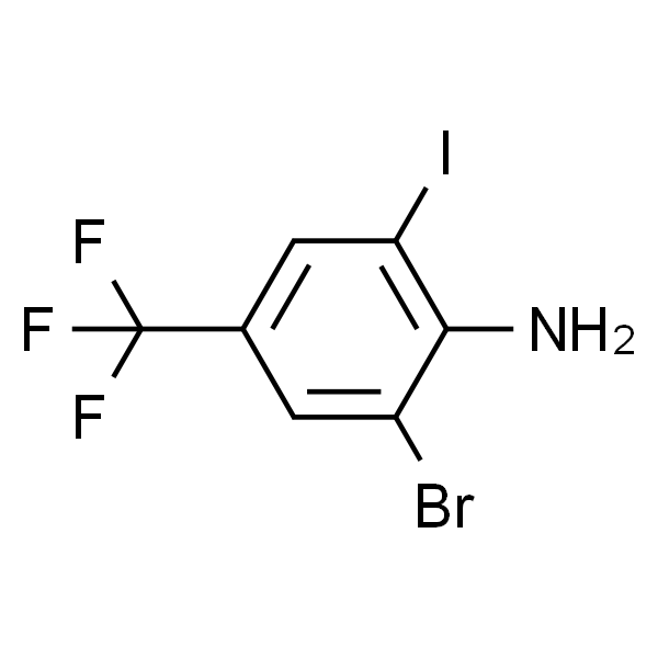 2-溴-6-碘-4-三氟甲基苯胺