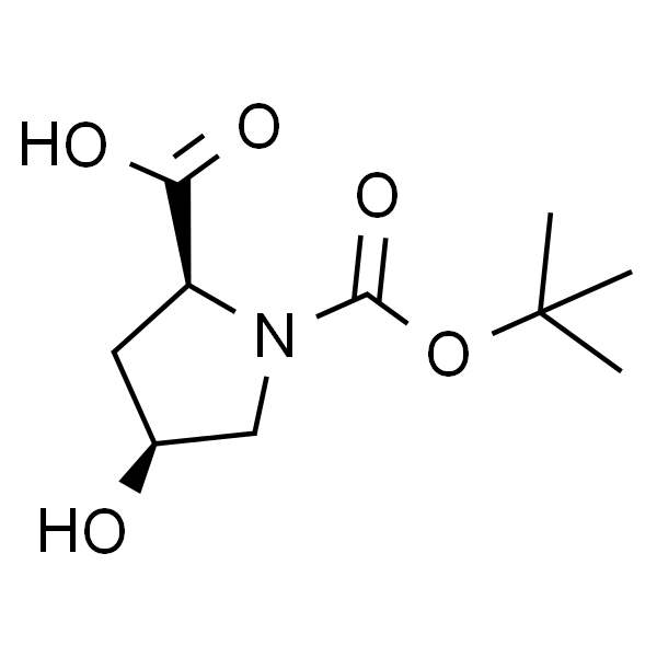 顺-N-(叔丁氧羰基)-4-羟基-L-脯氨酸