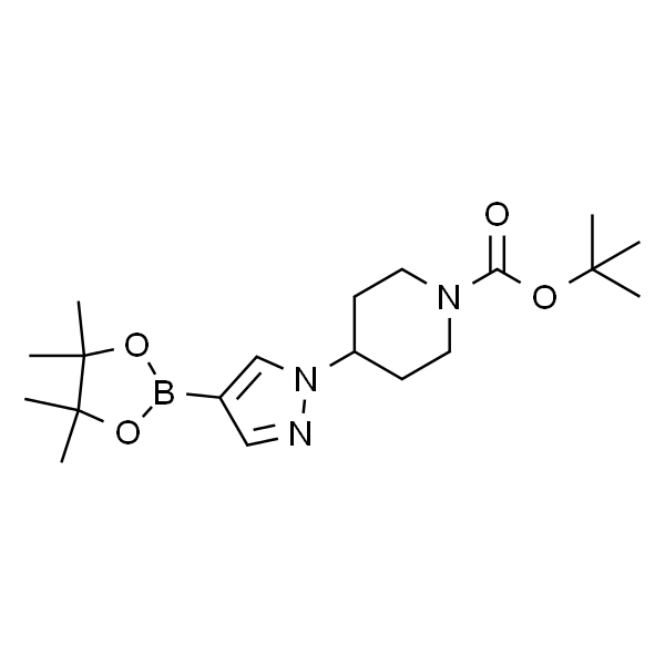 4-[4-(4,4,5,5-四甲基-1,3,2-二氧杂环戊硼烷-2-基)-1H-吡唑-1-基]哌啶-1-甲酸叔丁酯