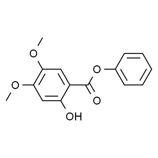 2-羟基-4,5-二甲氧基苯甲酸苯酯