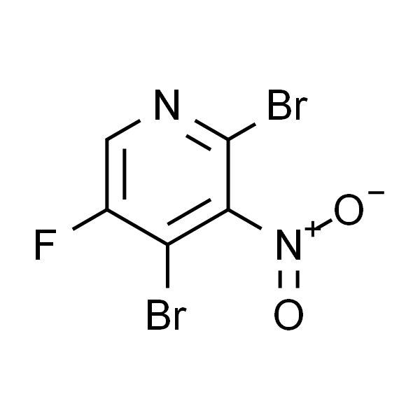 2,4-二溴-5-氟-3-硝基吡啶