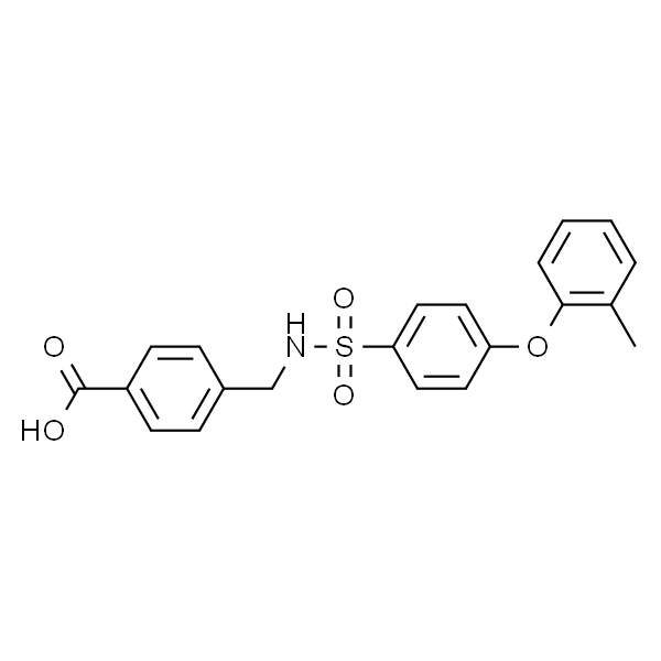4-[4-(2-甲基苯氧基)苯基磺酰基氨基甲基]苯甲酸