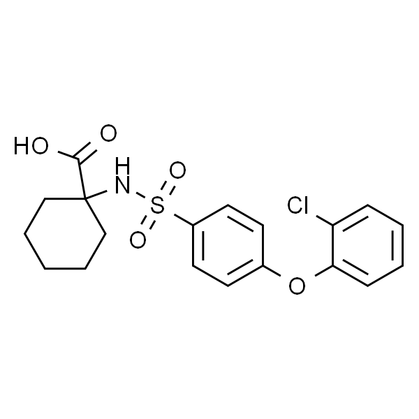 1-[4-(2-氯苯氧基)苯基磺酰胺]环己基甲酸