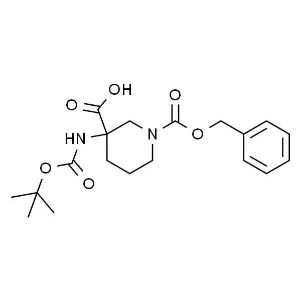 3-Boc-氨基-1-Cbz-哌啶-3-羧酸