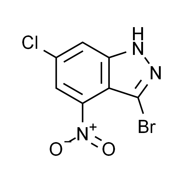 3-溴-6-氯-4-硝基-1H-吲唑