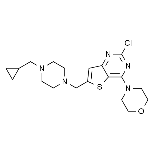 2-Chloro-6-[(4-cyclopropylmethylpiperazin-1-yl)methyl]-4-(morpholin-4-yl)thieno[3,2-d]pyrimidine
