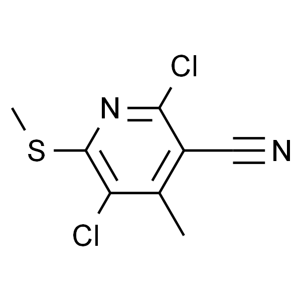2,5-二氯基-4-甲基-6-(甲硫基)烟腈