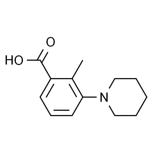 2-甲基-3-(1-哌啶基)苯甲酸