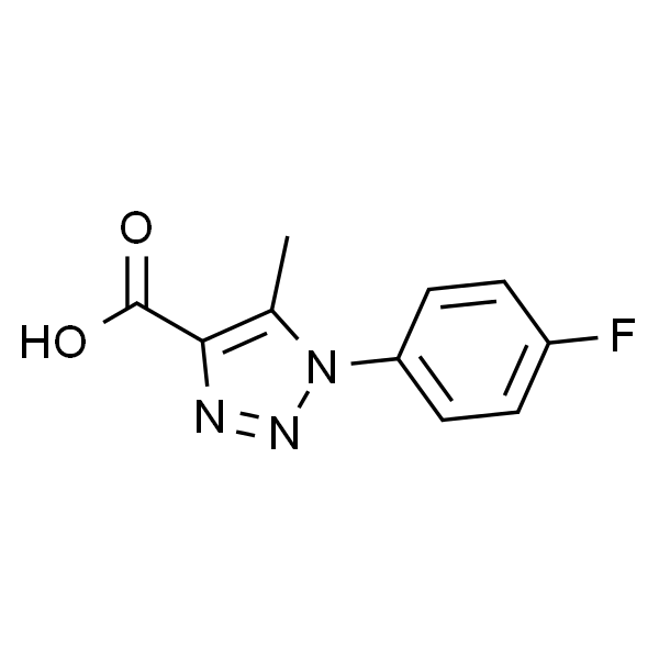 1-(4-氟苯基)-5-甲基-1,2,3-三唑-4-甲酸
