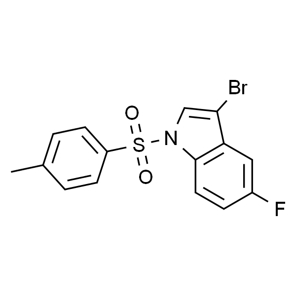 1-(对甲基苯磺酰基)-3-溴-5-氟吲哚