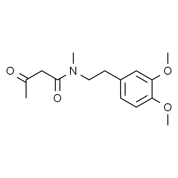 N-Acetoacetyl-N-methyl-2-(3,4-dimethoxyphenyl)ethylamine