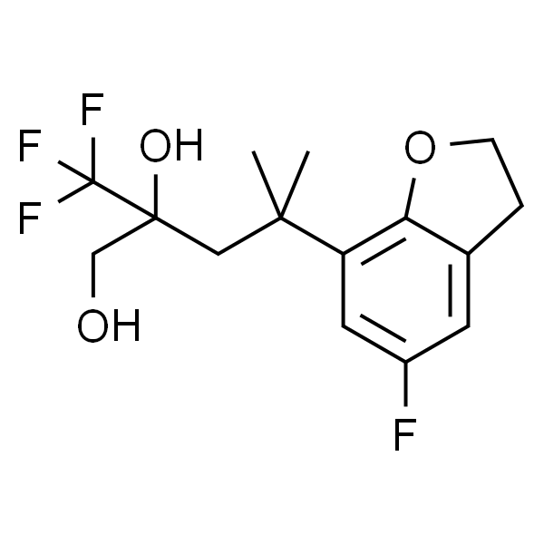 4-(5-氟-2,3-二氢苯并呋喃-7-基)-4-甲基-2-(三氟甲基)戊烷-1,2-二醇